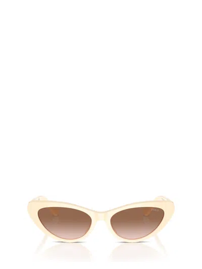 Polo Ralph Lauren Ph4199u Shiny Cream Sunglasses