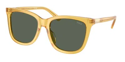 Polo Ralph Lauren Ph4201u 500571 Occhiali Da Sole Gialli Per Donna In Yellow