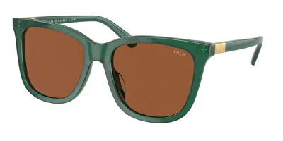 Polo Ralph Lauren Ph4201u 619573 Women's Sunglasses Green Size 55 In Multi