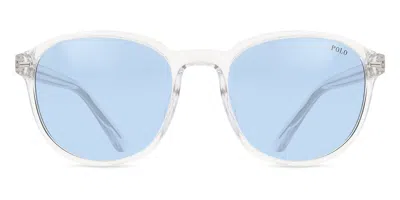 Polo Ralph Lauren Ph4207u 500272 Men's Sunglasses Clear Size 54 In Blue