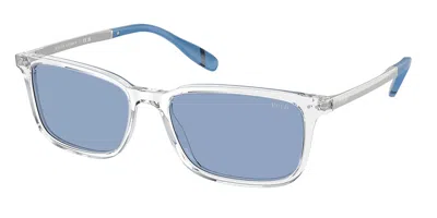 Polo Ralph Lauren Ph4212 533172 Men's Sunglasses Clear Size 57 In Blue