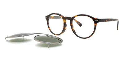 Polo Ralph Lauren Ph4218f Asian Fit With Clip-on Men's Glasses, , Size 51 In Multi