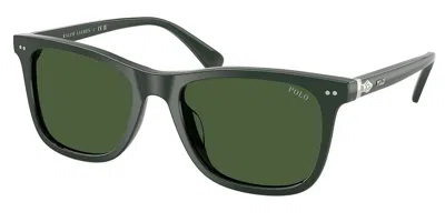 Polo Ralph Lauren Ph4220f Asian Fit 614071 Men's Sunglasses Green Size 55