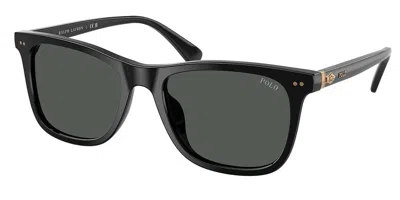 Polo Ralph Lauren Ph4220u 500187 Men's Sunglasses Black Size 55