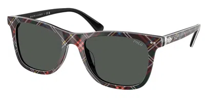 Polo Ralph Lauren Ph4220u 620287 Men's Sunglasses Red Size 55 In Green
