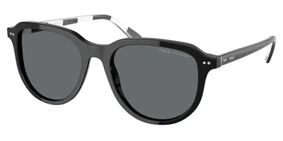 Polo Ralph Lauren Ph4225 Polarized 500181 Men's Sunglasses Black Size 53