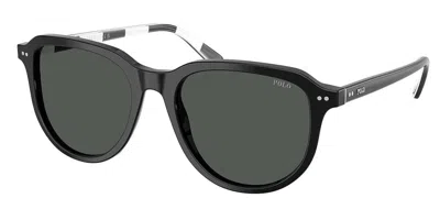Polo Ralph Lauren Ph4225f Asian Fit 500187 Men's Sunglasses Black Size 53