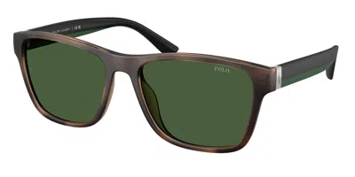 Polo Ralph Lauren Ph4229u 607071 Occhiali Da Sole Tartarugatishell Per Uomo In Gray