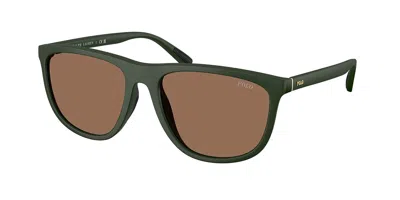 Polo Ralph Lauren Ph4231u 559673 Men's Sunglasses Green Size 57