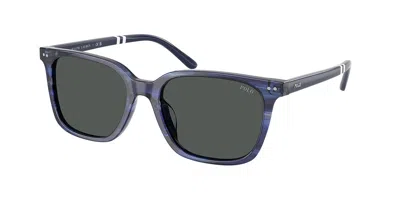 Polo Ralph Lauren Ph4235u 631487 Occhiali Da Sole Blu Per Uomo In Blue