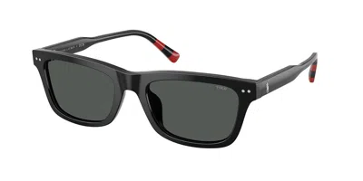 Polo Ralph Lauren Ph4240u 500187 Men's Sunglasses Black Size 54 In Neutral