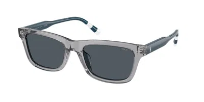 Polo Ralph Lauren Ph4240u 631787 Men's Sunglasses Grey Size 54 In Blue