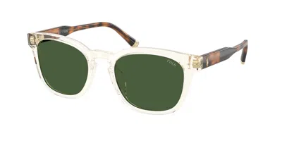 Polo Ralph Lauren Ph4242f Asian Fit 635771 Men's Sunglasses Yellow Size 52 In Red