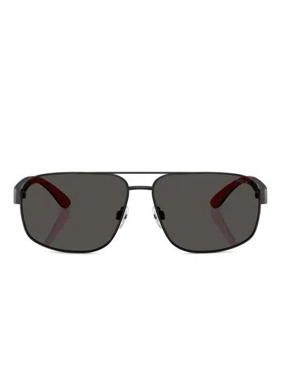 Polo Ralph Lauren Pilot-frame Sunglasses In Black