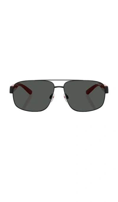 Polo Ralph Lauren Pilot Sunglasses In Black