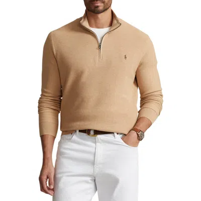 POLO RALPH LAUREN POLO RALPH LAUREN PIMA COTTON 1/2-ZIP SWEATER