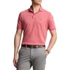 Polo Ralph Lauren Player Logo Slim Fit Pique Polo In Washed Red
