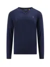 Polo Ralph Lauren Pima Cotton Sweater In Blue