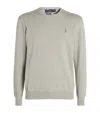 Polo Ralph Lauren Pima Cotton Sweater In Grey
