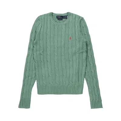 Pre-owned Polo Ralph Lauren Pima Long-sleeve Pullover 'celadon' | Tan | Women's Size S