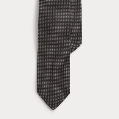 Polo Ralph Lauren Pin Dot Silk Tie In Black