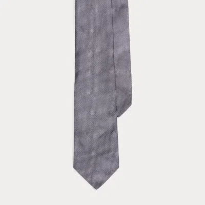 Polo Ralph Lauren Pin Dot Silk Tie In Grey