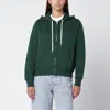 Polo Ralph Lauren Hooded Cotton Blend Sweatshirt Featuring Pockets In Green