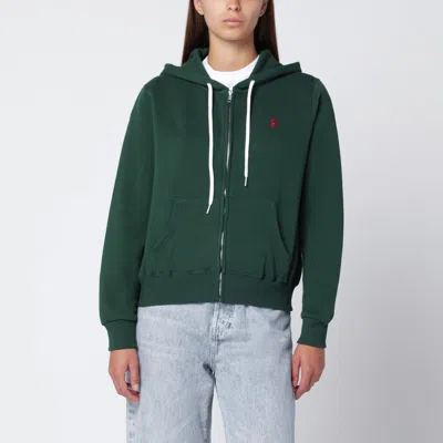 Polo Ralph Lauren Pine Green Cotton-blend Sweatshirt In Pink