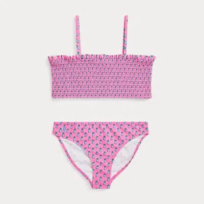 Polo Ralph Lauren Kids' Pineapple-print Two-piece Swimsuit In Mini Pineapple Convo