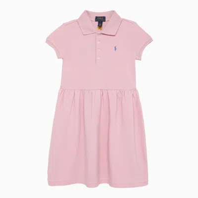 Polo Ralph Lauren Pink Cotton Dress With Logo
