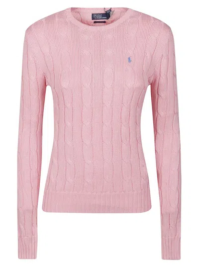 Polo Ralph Lauren Pink Cotton Knitwear In Carmel Pink