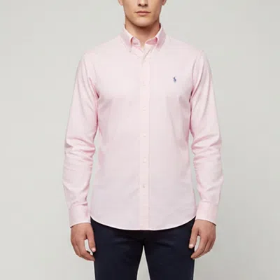 Pre-owned Polo Ralph Lauren Pink Cotton Long Sleeve Shirt S