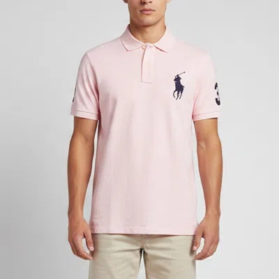 Pre-owned Polo Ralph Lauren Pink Cotton Pique Short Sleeve T-shirt M