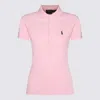 Polo Ralph Lauren Julie Slim Fit Cotton Polo Shirt In Pink
