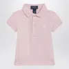 Polo Ralph Lauren Pink Cotton Polo Shirt With Embroidered Logo In Pink