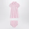 Polo Ralph Lauren Pink Cotton Set In Pink