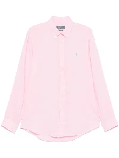 Polo Ralph Lauren Pink Linen Shirt