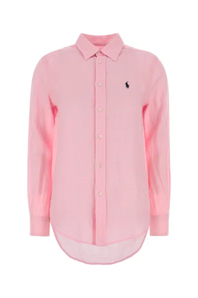 Polo Ralph Lauren Pink Linen Shirt