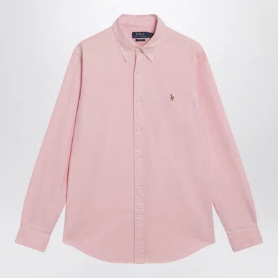 Polo Ralph Lauren Slim-fit Cotton Oxford Shirt In Pink