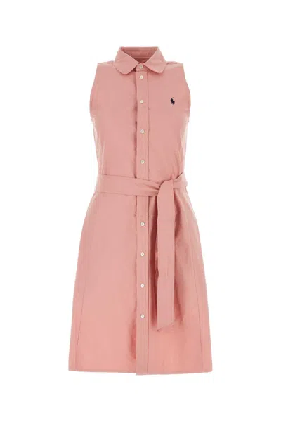 Polo Ralph Lauren Pink Oxford Shirt Dress