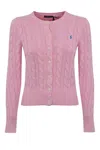 Polo Ralph Lauren Plaited Cardigan With Long Sleeves