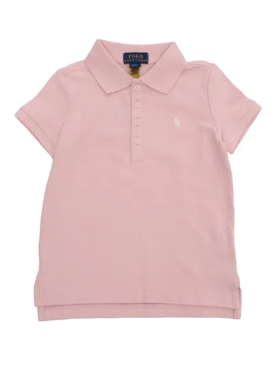 Polo Ralph Lauren Kids' Pink Polo With Logo