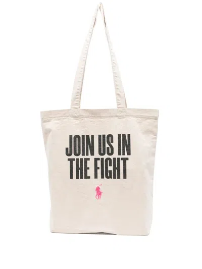 Polo Ralph Lauren Pink Pony Canvas Shopper Tote