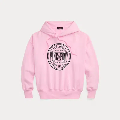 Polo Ralph Lauren Pink Pony Logo Fleece Hoodie