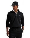 Polo Ralph Lauren Pink Pony Relaxed Fit Fleece Sweatshirt In Black