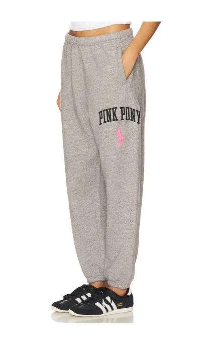 Polo Ralph Lauren Pink Pony Vintage Standard Pants In Gray