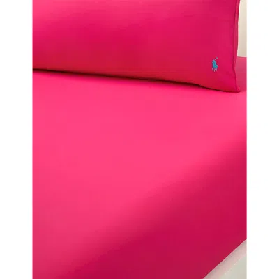 Polo Ralph Lauren Pinksky Polo Player Cotton Single Fitted Sheet