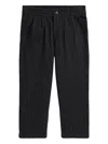 Polo Ralph Lauren Pinstripe Jacquard Trousers In Black