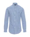 Polo Ralph Lauren Long Sleeve-sport Shirt In Blue