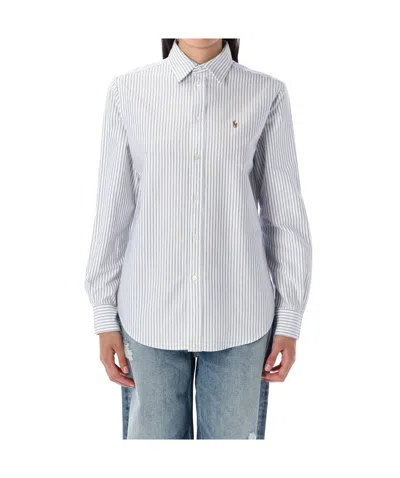 POLO RALPH LAUREN POLO RALPH LAUREN PINSTRIPED OXFORD SHIRT